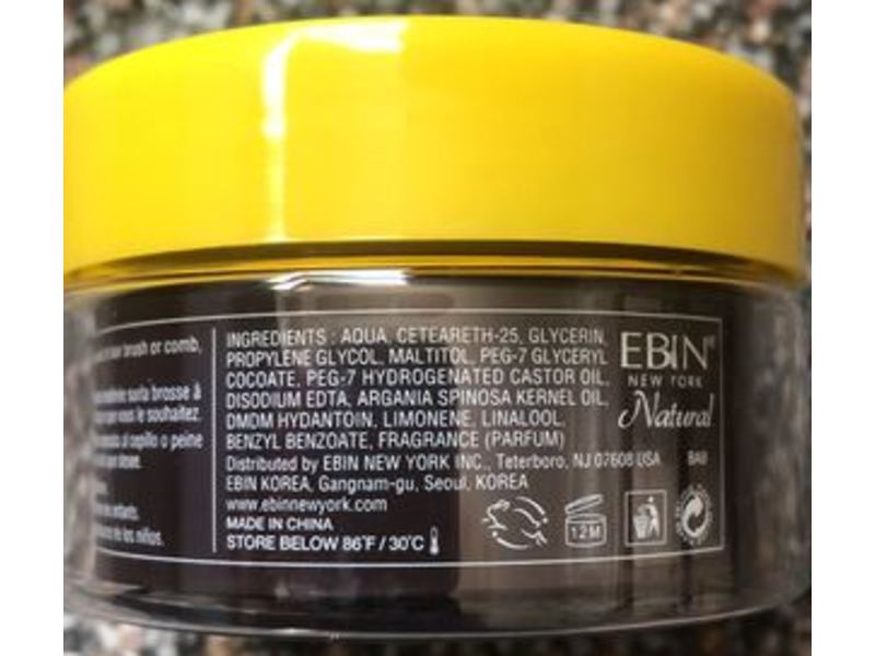 Ebin New York 24 Hour Lock N Pomade, Honey & Bee's, 2.7 fl oz/80 ml