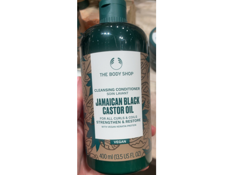 The Body Shop Cleansing Conditioner, Jamaican Black Castor oil, 13.5 fl oz/400 mL