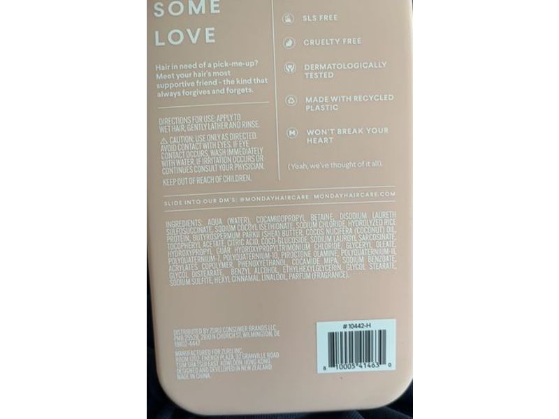 Monday Shampoo, Moisture, 30 fl oz/887 mL