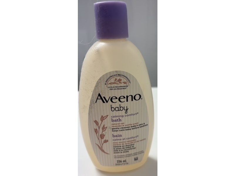 Aveeno Baby Calming Comfort Bath, Lavender & Vanilla, 8 fl oz/236 mL