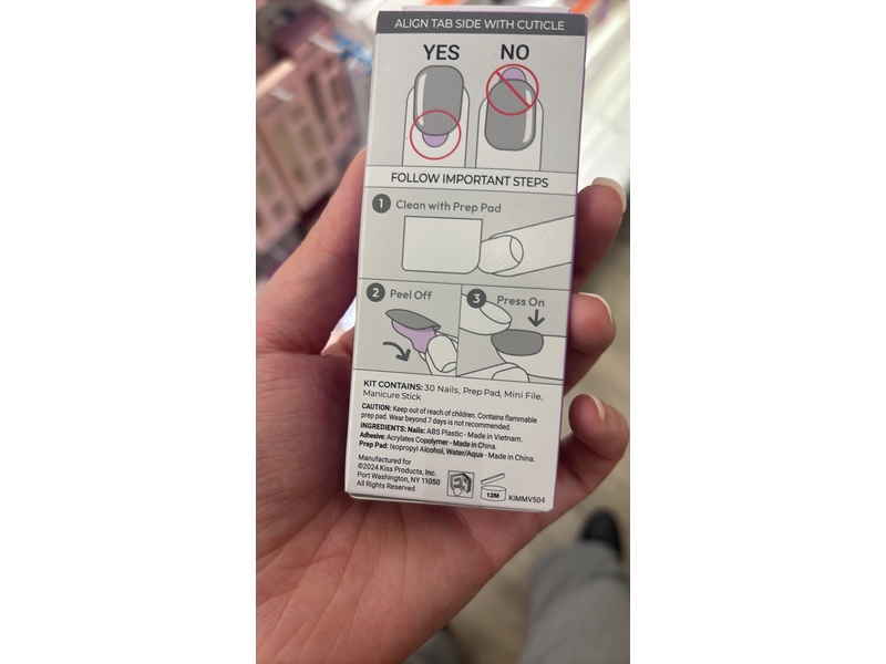 Impress Design The No Glue Mani Press On Nail, Wild Venus, 30 Count