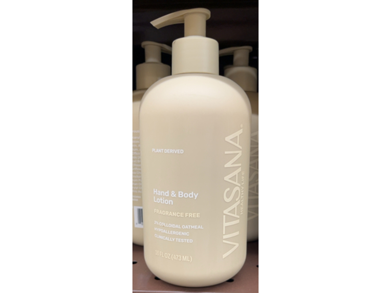 Vitasana Hand & Body Lotion, 16 fl oz/473 mL