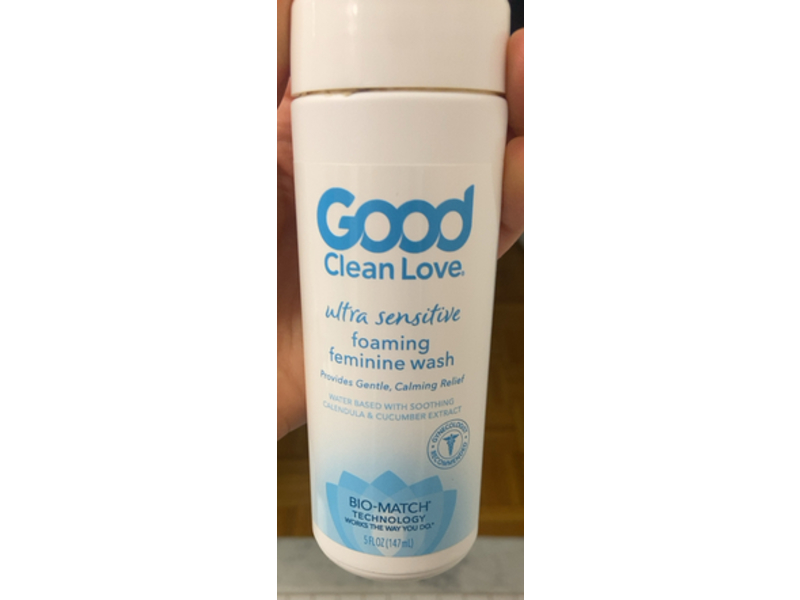 Good Clean Love Foaming Feminine Wash, Ultra Sensitive, 5 fl oz/147 mL