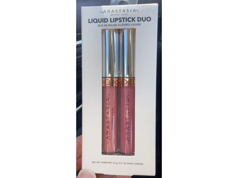 Anastasia Beverly Hills Liquid Lipstick Duo, Dusty Rose + Crush, 0.11 oz/3.2 g