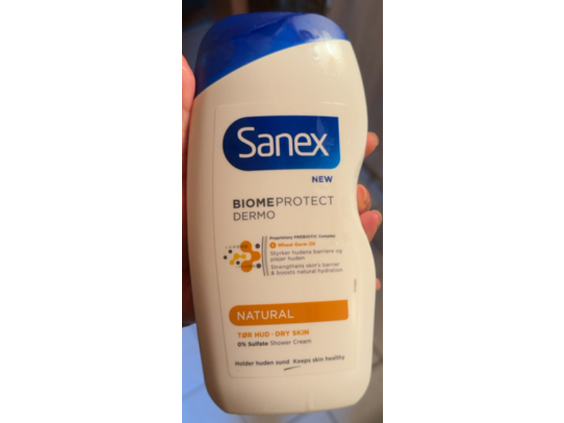 Sanex Biome Protect Dermo Natural Shower Cream, 500 mL