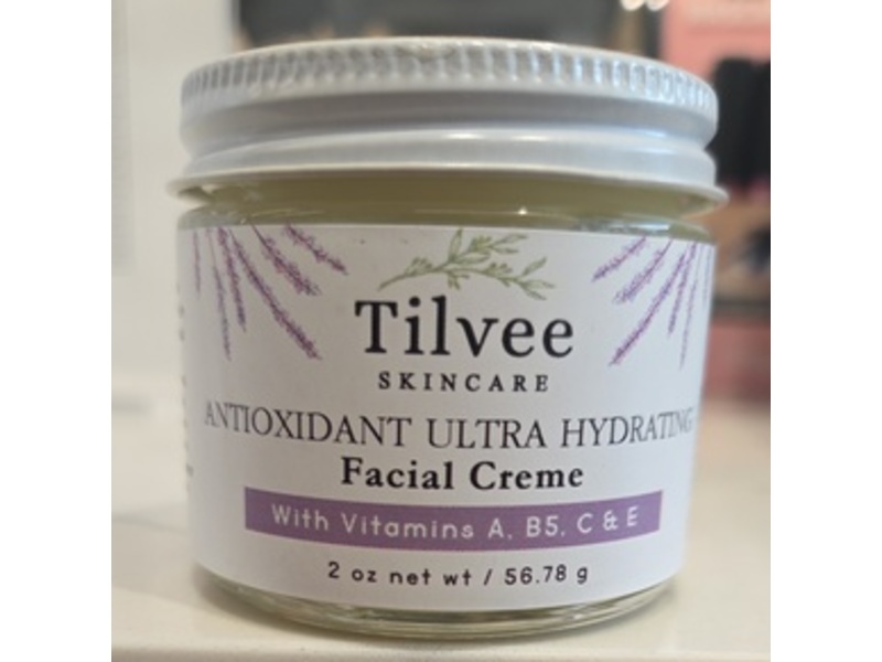 Tilvee Antioxidant Ultra Hydration Cream, 2 oz/56.78 g
