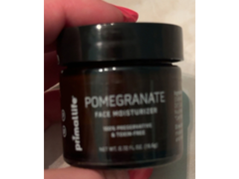 Primal Life Face Moisturizer, Pomegranate, 0.72 fl oz/19.6 g