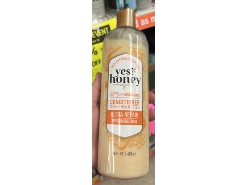 Yes Honey Conditioner, Shea Butter, 16 fl oz/473 mL