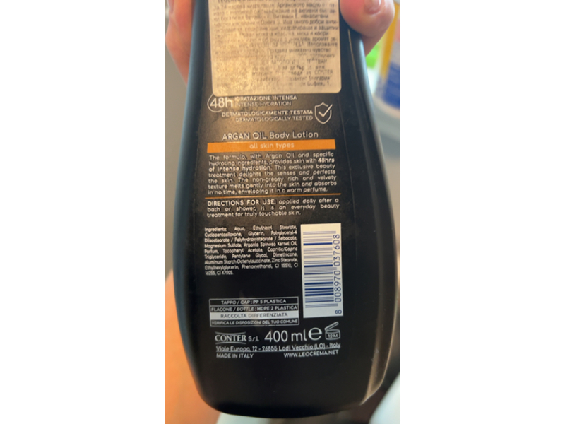Leocrema Argan Oil Body Lotion, 400 mL
