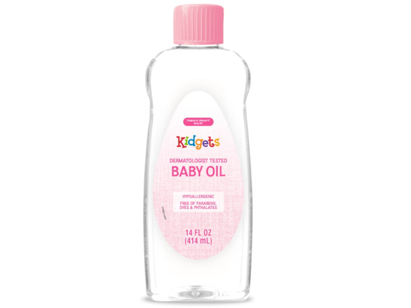 Kidgets Baby Oil, 14 fl oz/414 mL