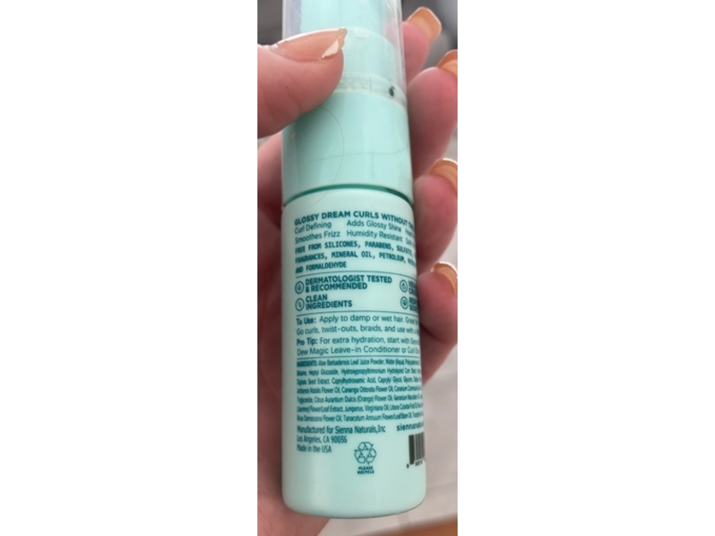 Sienna Naturals Dream Curl Mousse, 1 fl oz/30 mL