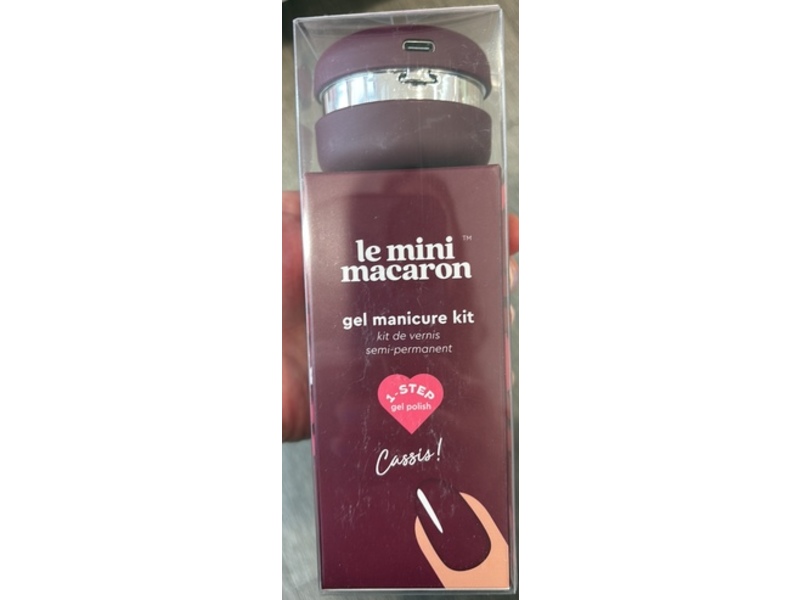 Le Mini Macaron Gel Manicure Kit, Cassis, 130 g