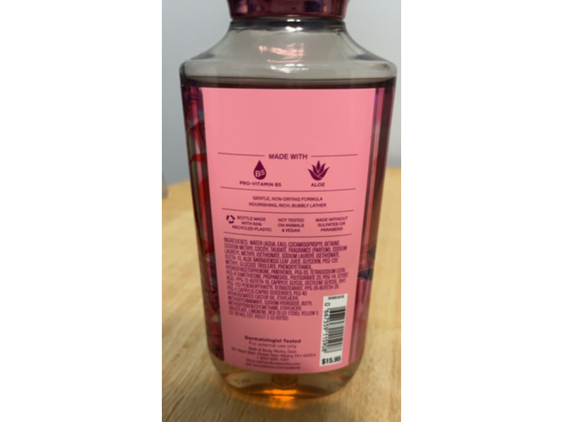 Bath & Body Works Costa Rica Body Wash, Pink Pineapple Sunrise, 10 fl oz.295 mL