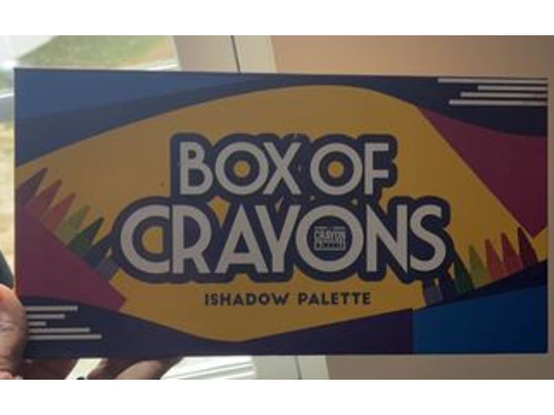 The Crayon Case Box of Crayons EyeShadow Palette, 2.2 oz/63 g
