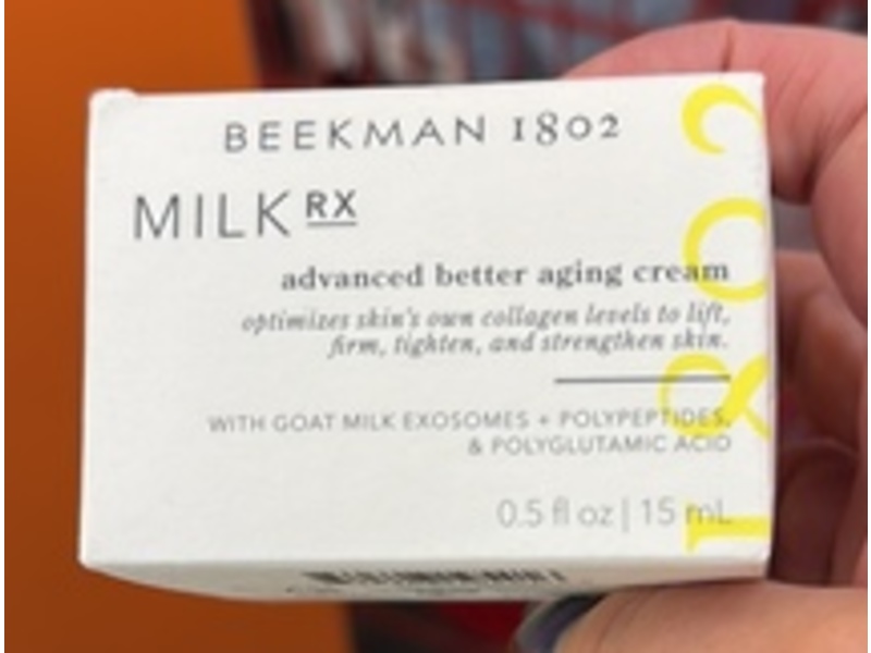 Beekman 1802 Milk Rx Advanced Better Aging Cream, 0.5 fl oz/15 mL