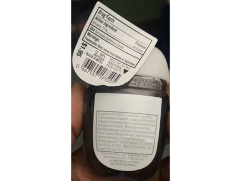 Bath & Body Works Pocket Bac Anti- Bacterial Hand Gel, Sweater Weather, 1 fl oz/29 mL