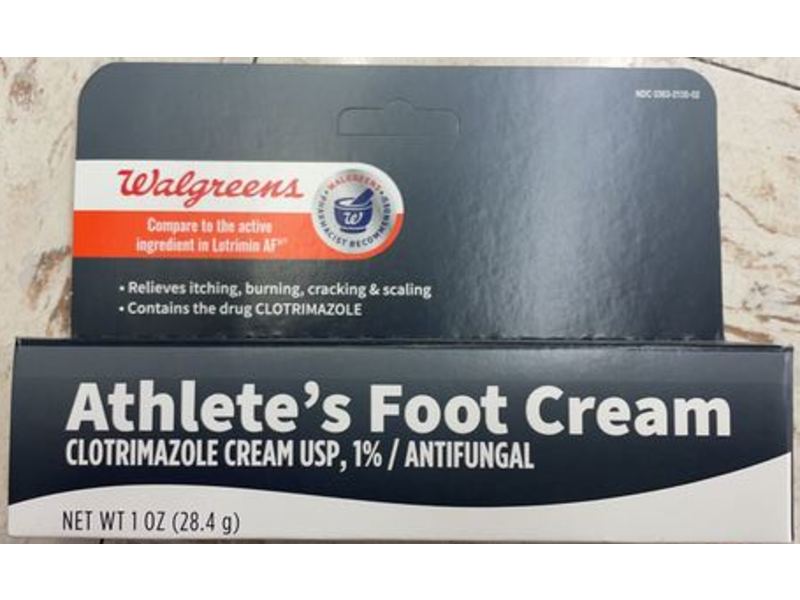 Walgreens Athlete's Foot Cream, Clotrimazole 1%, 1 oz/28.4 g