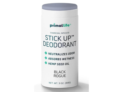 Primal Life Stick Up Deodorant, Black Rouge, 3 0z/84 g