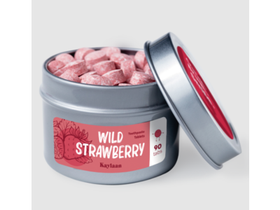Kaylaan Toothpaste Tablets, Wild Strawberry, 90 Count