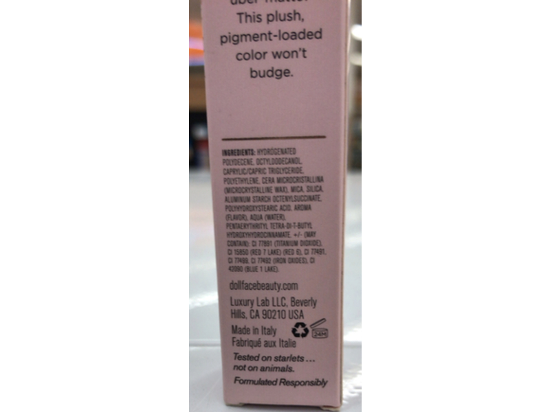 Doll Face Velvet Hug Luxe Matte Lipstick, Cuddle, 0.12 oz/3.5 g