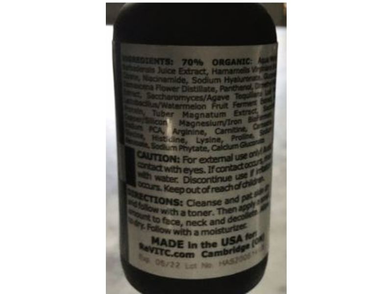 ReVitC Triple Molecular Weight Serum, 3X Hyaluronic Acid, 1 fl oz/30 mL