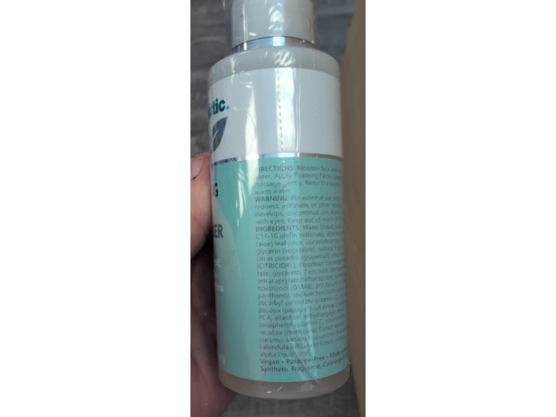 Nutribiotic Foaming Facial Cleanser, 4.2 fl oz/125 mL