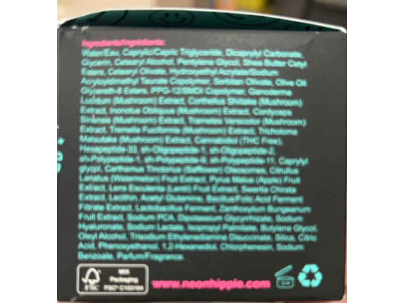 Neon Hippie Neurolux Peptide Cream 1.7 fl oz/50 mL