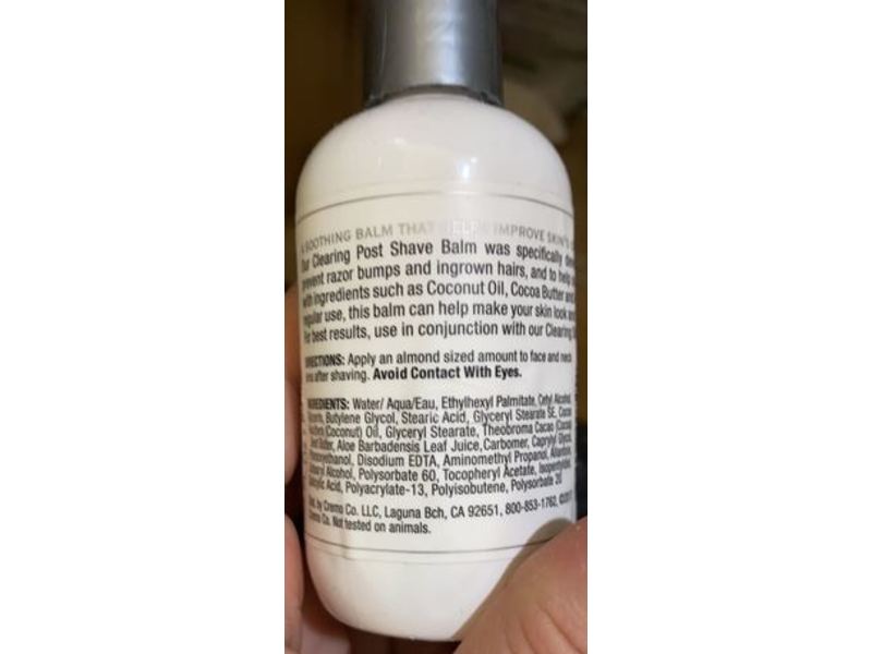 Cremo Skin Clearing Post Shave Balm, 3 fl oz/88 mL