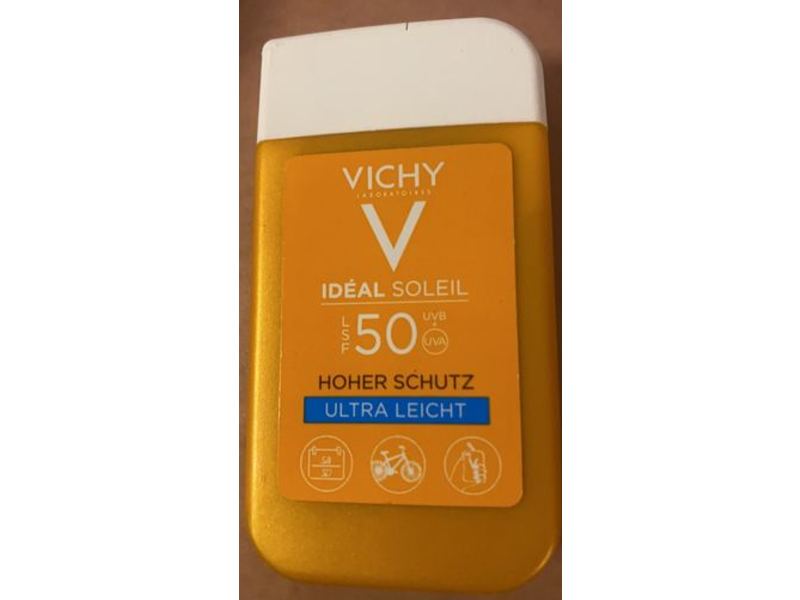 Vichy Ideal Soleil Hoher Schutz, SPF 50, Ultra Leicht, 30 mL