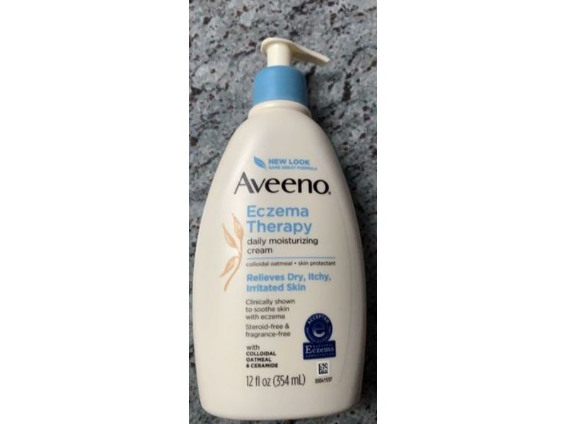 Aveeno Eczema Therapy Daily Moisturizing Cream, Oatmeal, 12 fl oz/354 mL