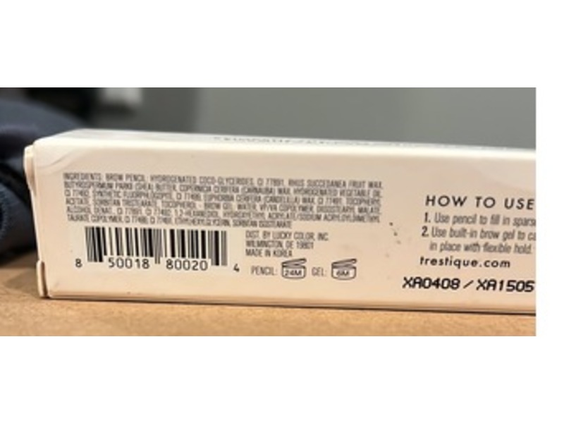 Trestique Brow 2-In-1 Refillable Brow Pencil + Gel Set, Latte