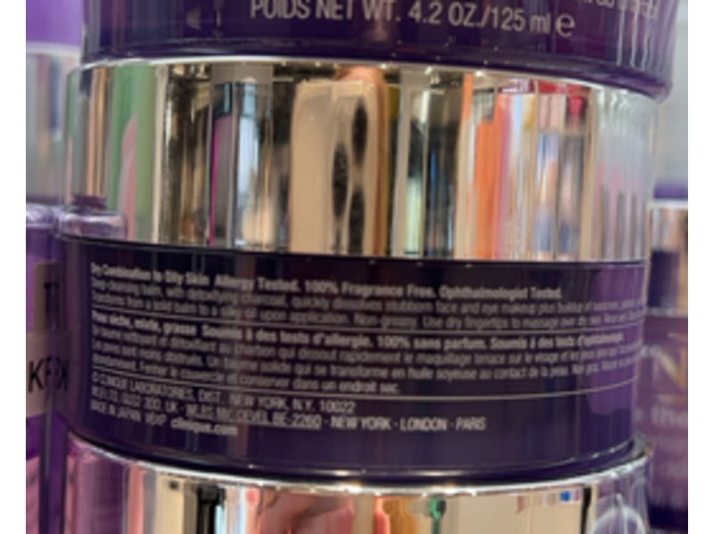 Clinique Take The Day Off Cleansing Balm, Charcoal, 4.2 oz/125 mL