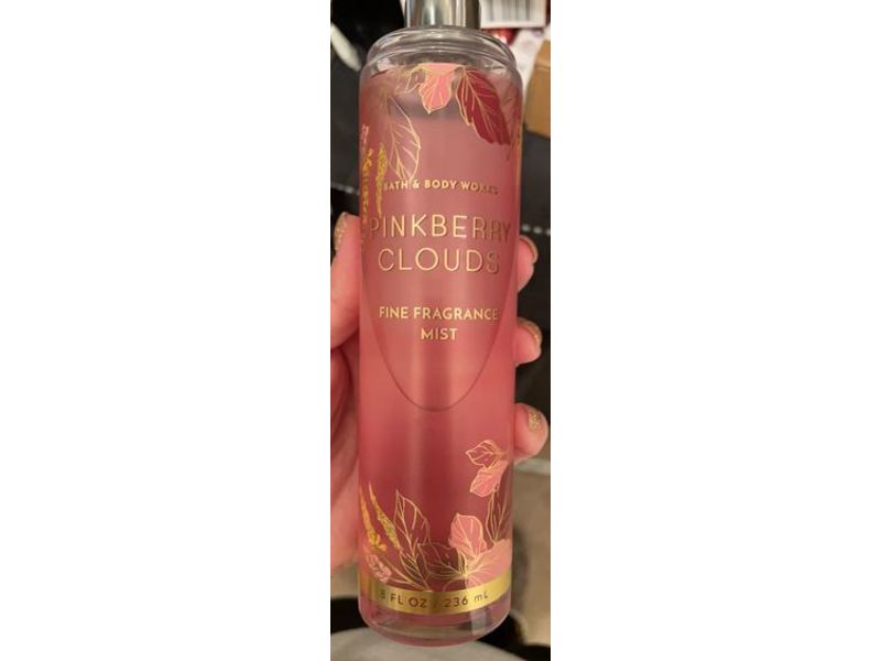 Bath & Body Works Fine Fragrance Mist, Pinkberry Clouds, 8 fl oz/236 mL