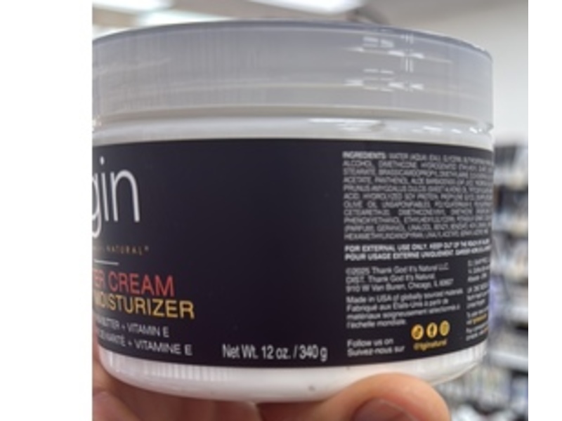 Tgin Daily Moisturizer Butter Cream, 12 oz/340 g