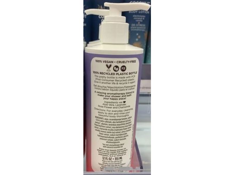 Pacifica Lavender Moon Body Wash, 12 fl oz/355 ml