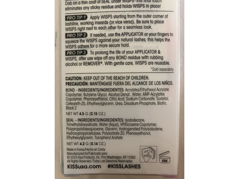 Kiss Falscara DIY Bond & Seal Eyelash Extension, 0.14 oz (4.2 g)