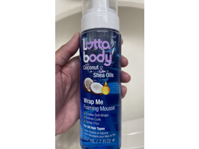 Lottabody Coconut & Shea Wrap Me Schaum-Mousse, 2 X 207 Ml – Für Weiche Locken & Glanz