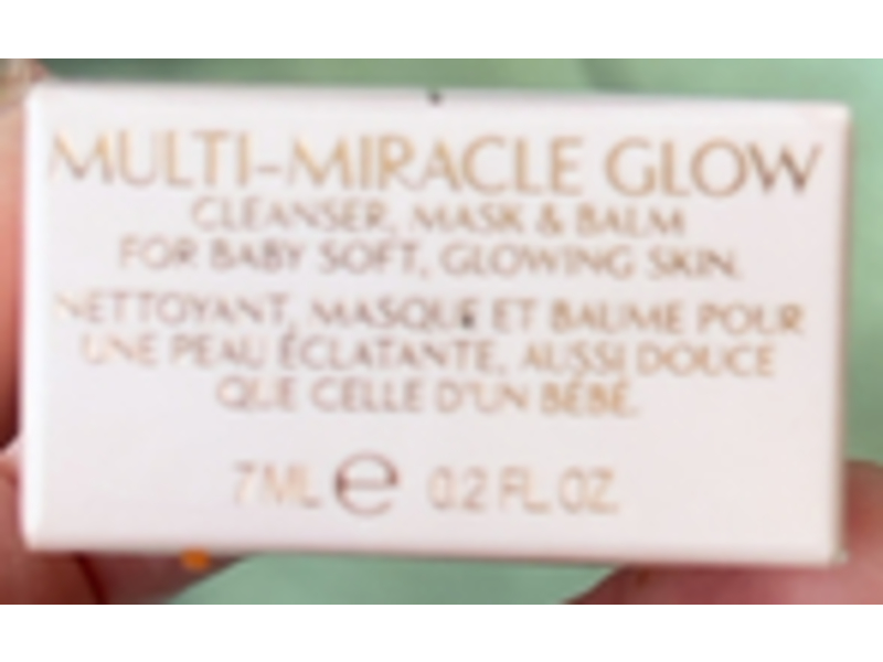 Charlotte Tilbury Multi Miracle Glow Cleanser Mask & Balm, 0.2 fl oz/7 mL