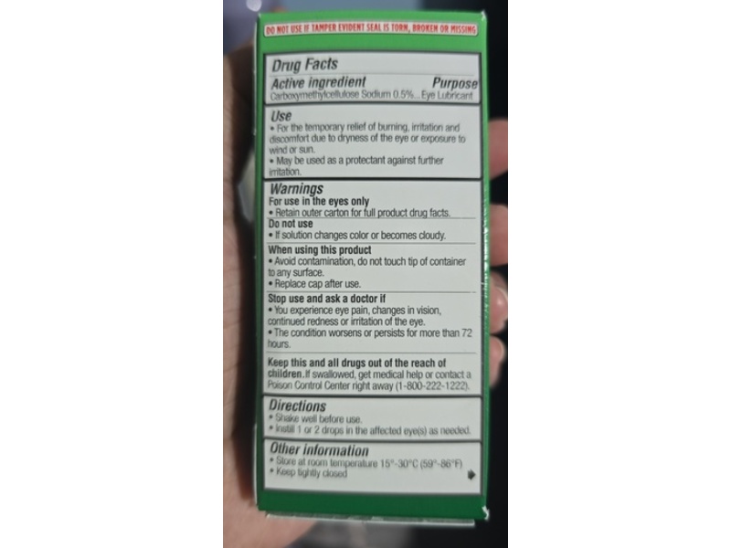 Walgreens Moisturizing Lubricant Eye Drops, 0.5 fl oz/15 mL