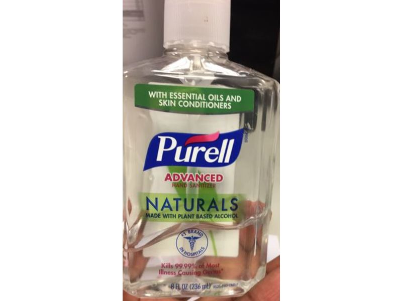 Purell Naturals Advanced Hand Sanitizer, 8 fl oz/236 mL