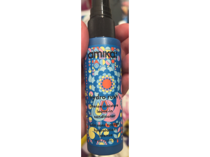 Amika Hydro Rush Intense Moisture Leave-In Conditioner, 2 fl oz/60 mL