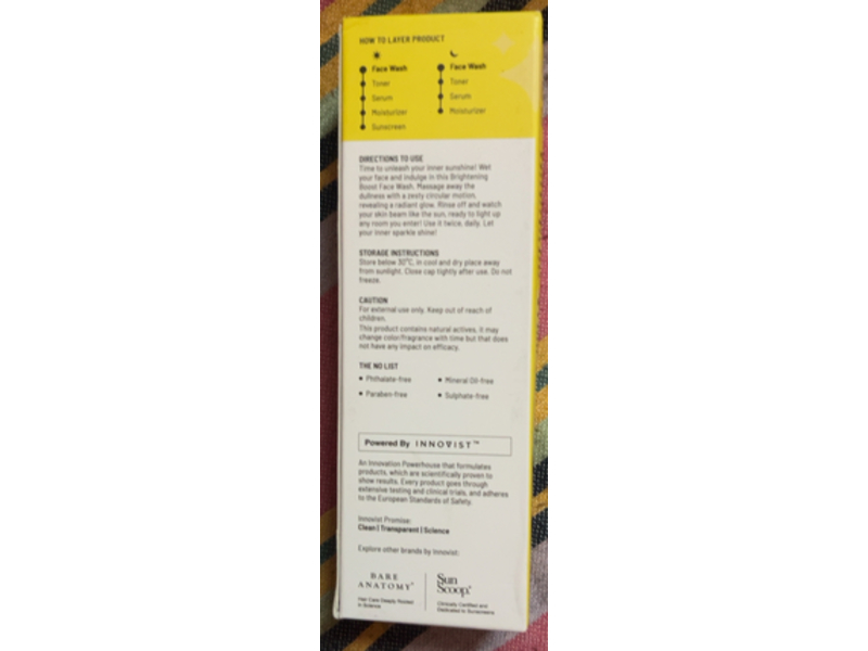 Chemist At Play Brightening Boost Face Wash, 3.38 fl oz/100 mL