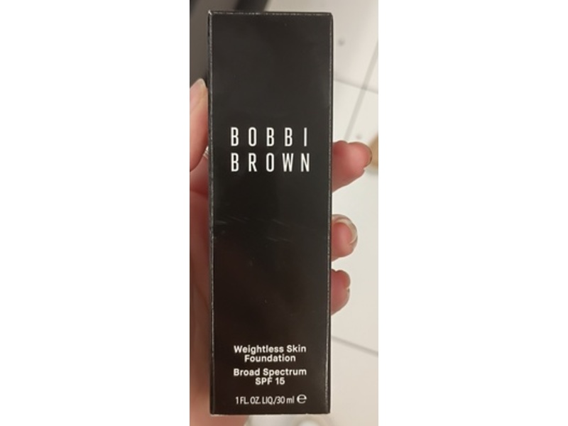 Bobbi Brown Weightless Skin Foundation, SPF 15, Porcelain, 1 fl oz/30 mL