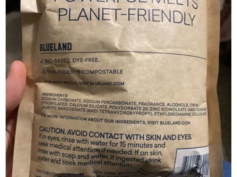 Blue Land Oxl Laundry Booster, Clear Skies, 500 g, 1 Refill