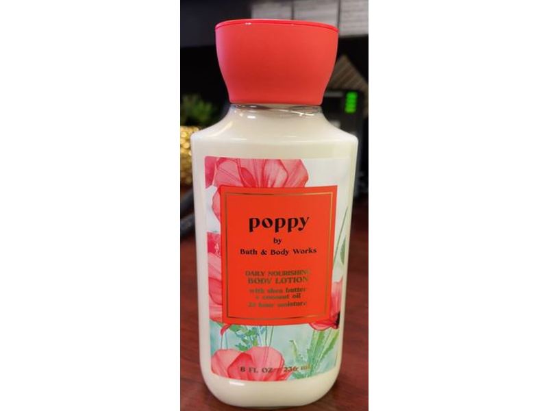 Bath & Body Works Daily Nourishing Body Lotion, Poppy, 8 fl oz/236 mL