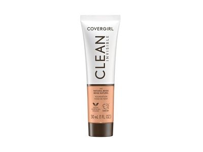 Covergirl Clean Invisible Foundation, 140 Natural Beige, 1 fl oz/30 mL
