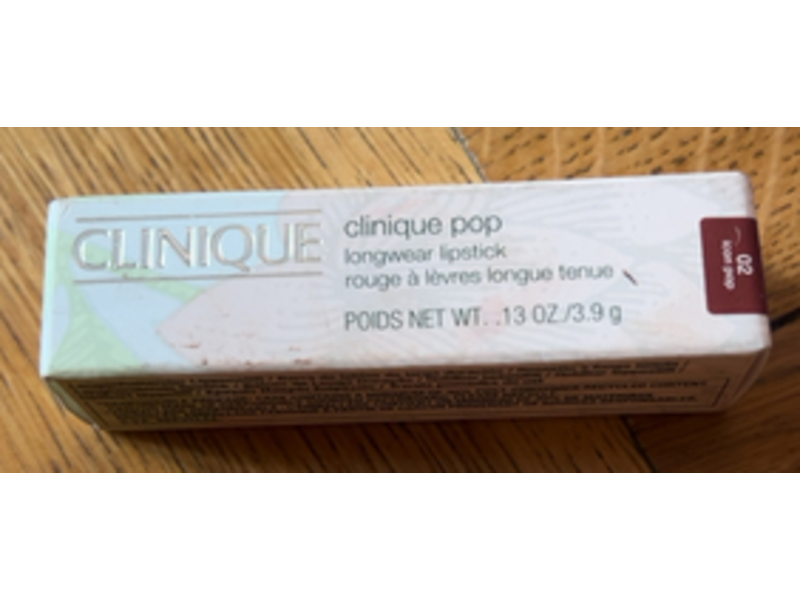 Clinique Pop Longwear Lipstick, 02 Icon Pop, 0.13 oz/ 3.9 g