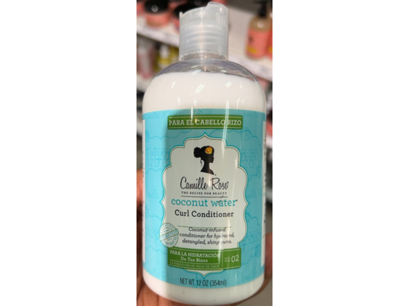 Camille Rose Curl Conditioner, Coconut Water, 12 oz/354 mL