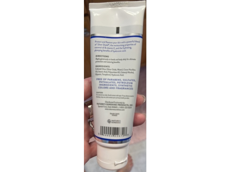 BioGuard Protect & Restore Hand & Body Cream, Fragrance Free, 3.4 oz/96 g