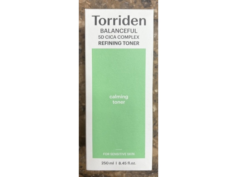 Torriden Balanceful 5D Cica Complex Refining Toner, 8.45 fl oz/250 mL